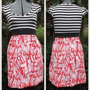 Monteau Fit and Flare Dress with Pocket